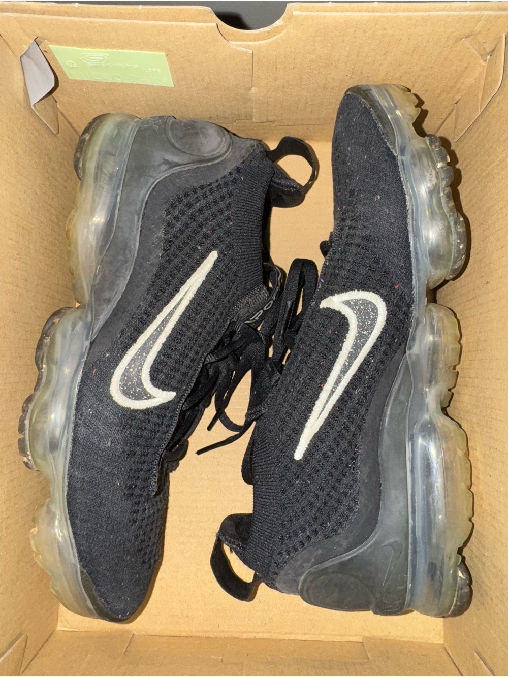 Nike Black Knit VaporMax Sneakers (NORMAL WEAR)